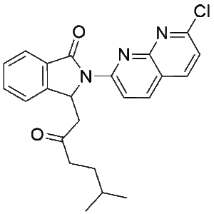 Chemische Struktur von Pagoclone
